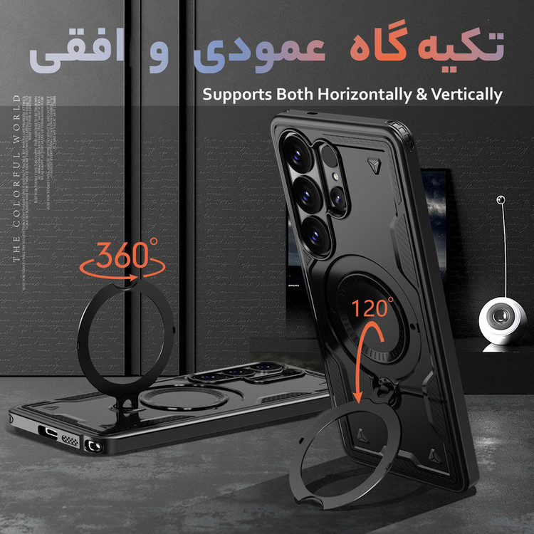 کاور سامورایی مدل Standra مناسب برای گوشی موبایل سامسونگ Galaxy S26 Ultra