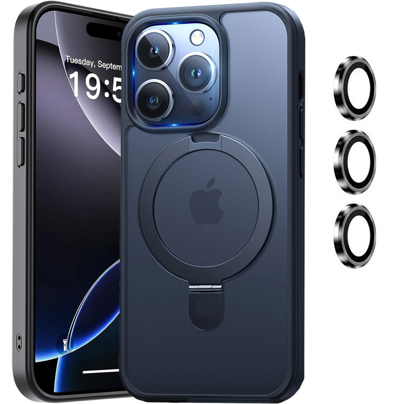 کاور موفی مدل Magsafe_14PROMAX مناسب برای گوشی موبایل اپل iPhone 14 Promax به همراه محافظ لنز دوربین