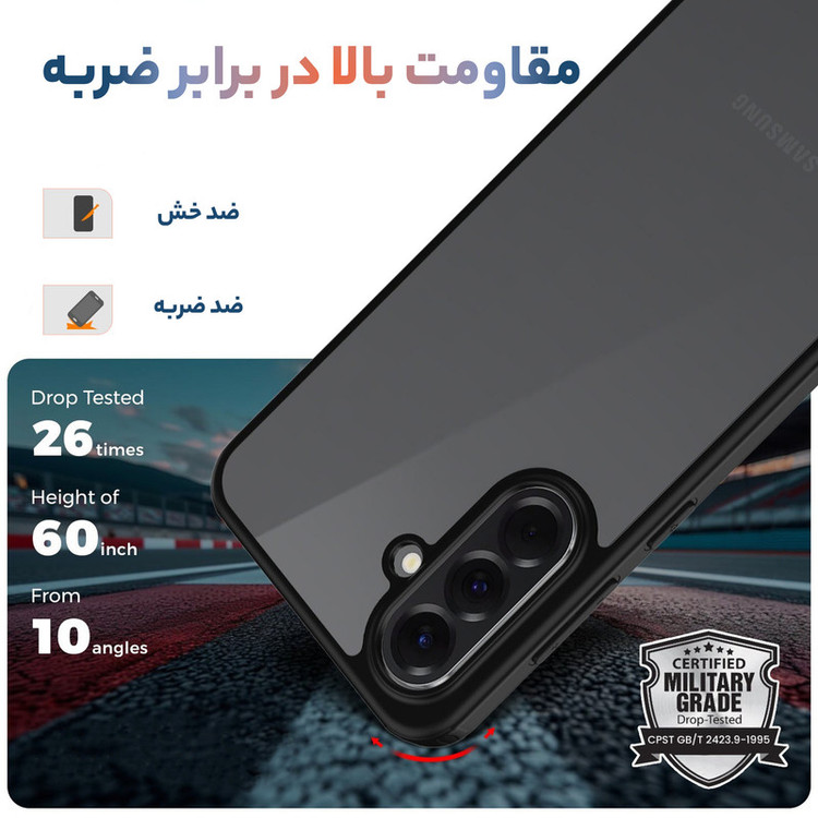 کاور سامورایی مدل Specter مناسب برای گوشی موبایل سامسونگ Galaxy A56 / Galaxy A56 5G