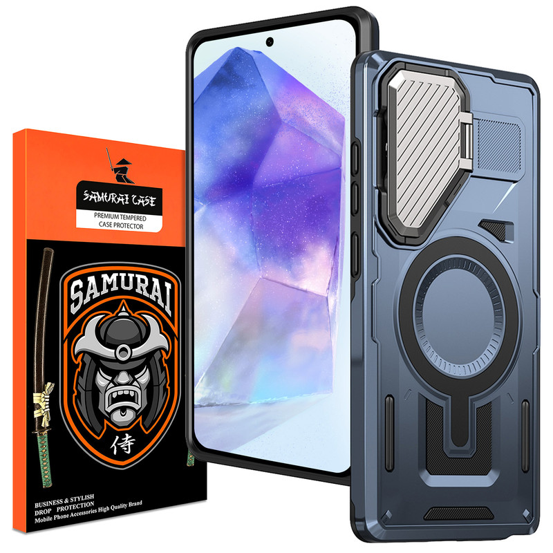 کاور سامورایی مدل Predator مناسب برای گوشی موبایل سامسونگ Galaxy A55 / Galaxy A55 5G