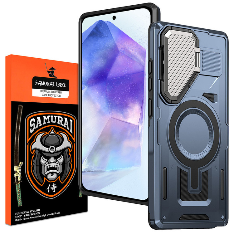 کاور سامورایی مدل Predator مناسب برای گوشی موبایل سامسونگ Galaxy A55 / Galaxy A55 5G