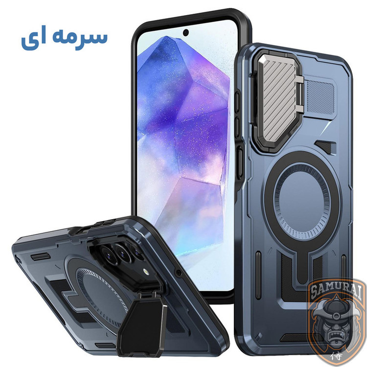 کاور سامورایی مدل Predator مناسب برای گوشی موبایل سامسونگ Galaxy A55 / Galaxy A55 5G