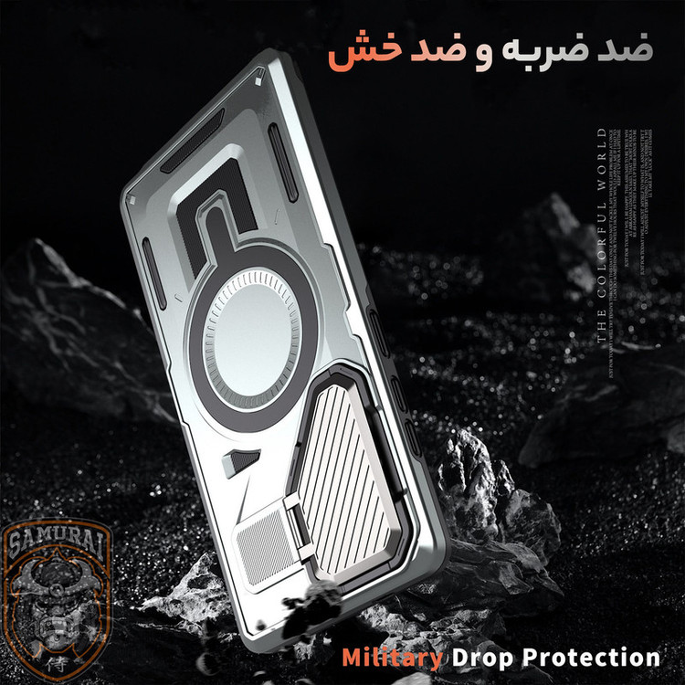 کاور سامورایی مدل Predator مناسب برای گوشی موبایل سامسونگ Galaxy A55 / Galaxy A55 5G