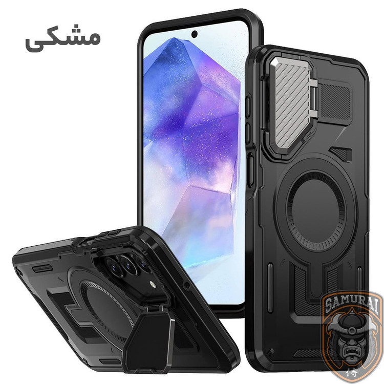 کاور سامورایی مدل Predator مناسب برای گوشی موبایل سامسونگ Galaxy A55 / Galaxy A55 5G