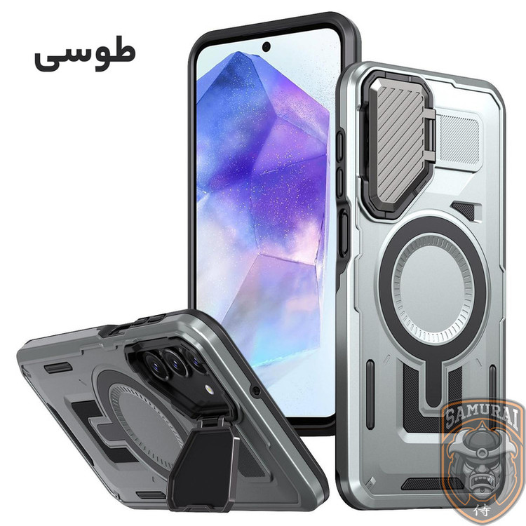 کاور سامورایی مدل Predator مناسب برای گوشی موبایل سامسونگ Galaxy A55 / Galaxy A55 5G