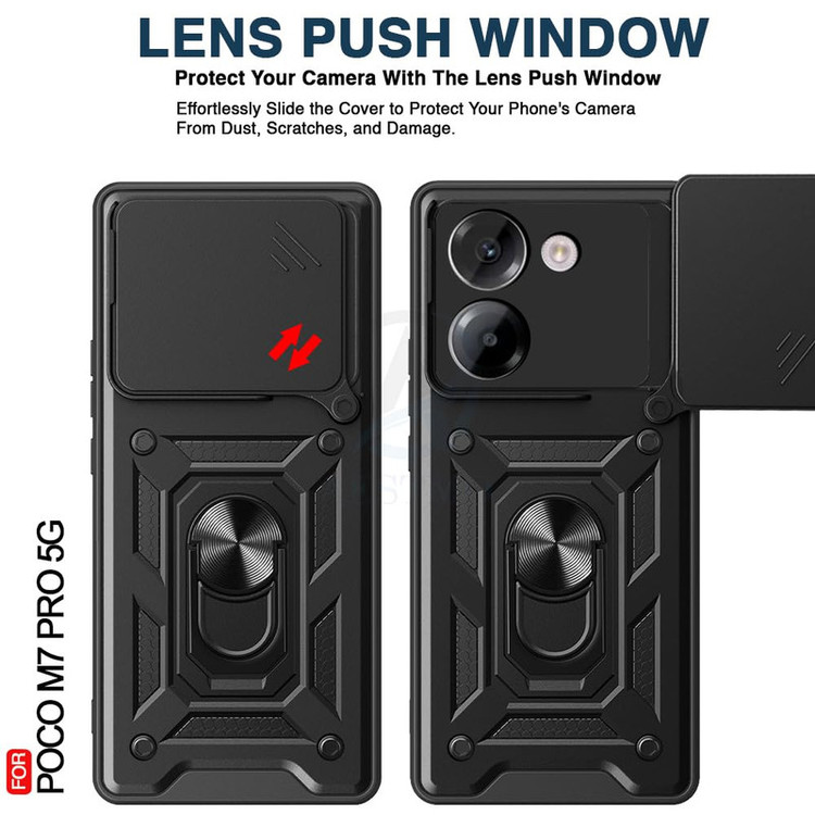 کاور گاردتک اساک مدل Defender Armor مناسب برای گوشی موبایل شیائومی Poco M7 Pro 5G