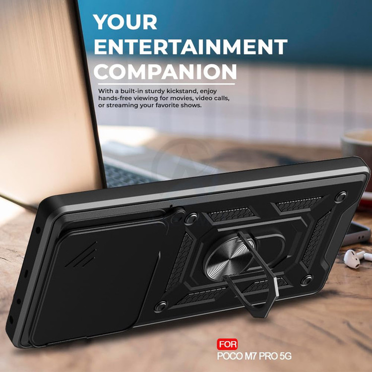 کاور گاردتک اساک مدل Defender Armor مناسب برای گوشی موبایل شیائومی Poco M7 Pro 5G