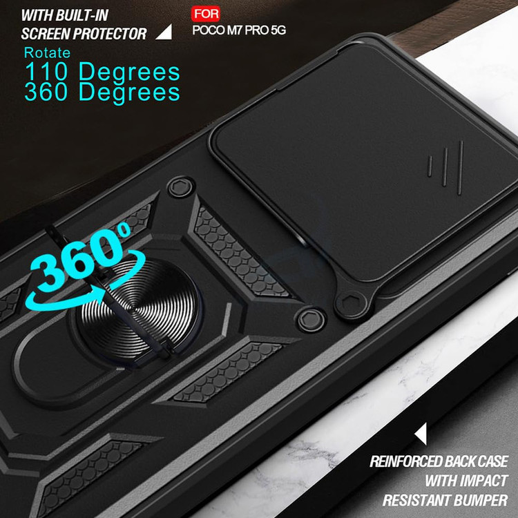 کاور گاردتک اساک مدل Defender Armor مناسب برای گوشی موبایل شیائومی Poco M7 Pro 5G