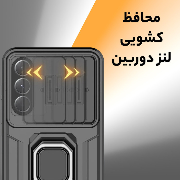 کاور سامورایی مدل Shockproof مناسب برای گوشی موبایل سامسونگ Galaxy A36 5G / Galaxy A56 5G
