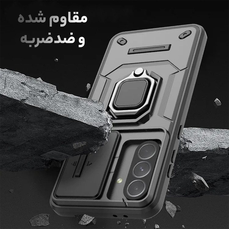 کاور سامورایی مدل Shockproof مناسب برای گوشی موبایل سامسونگ Galaxy A36 5G / Galaxy A56 5G