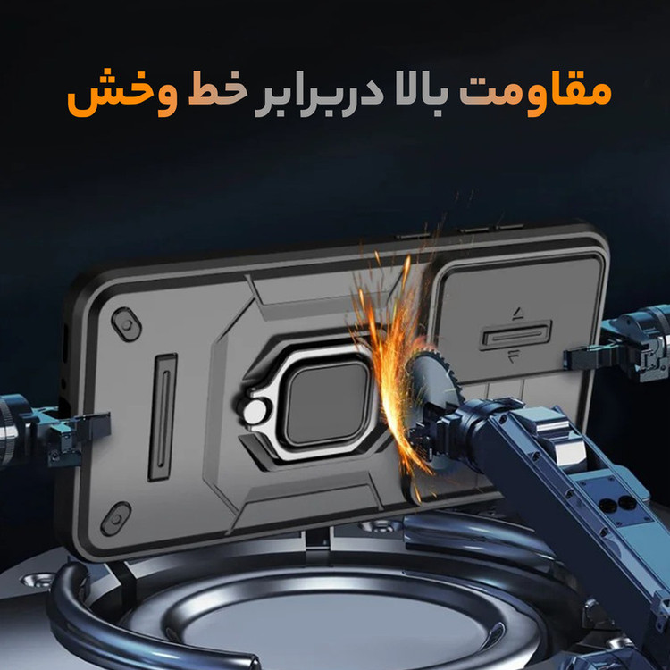 کاور سامورایی مدل Shockproof مناسب برای گوشی موبایل سامسونگ Galaxy A36 5G / Galaxy A56 5G