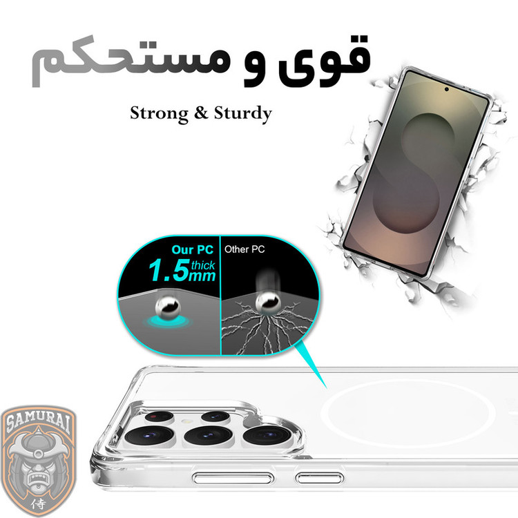 کاور سامورایی مدل Apex مناسب برای گوشی موبایل سامسونگ Galaxy S25 Ultra