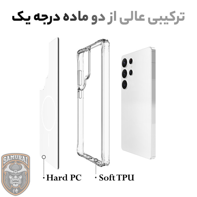 کاور سامورایی مدل Apex مناسب برای گوشی موبایل سامسونگ Galaxy S25 Ultra