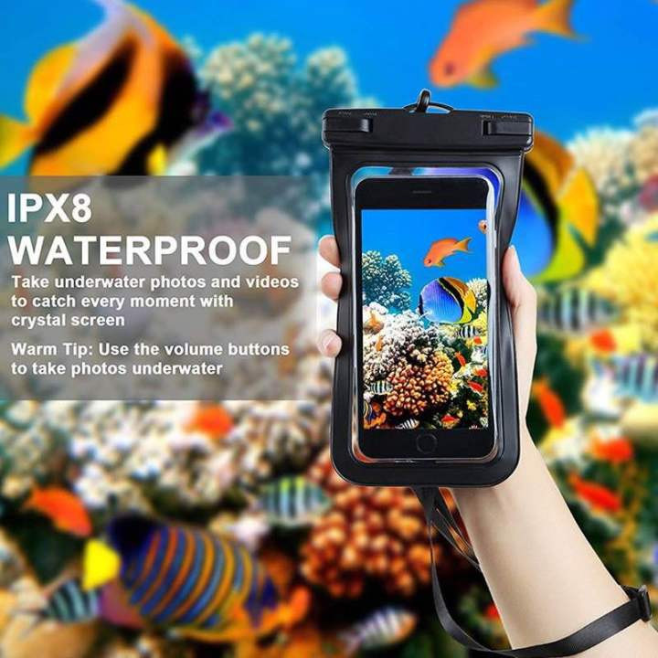 کاور ضدآب اوبالا مدل IPX8 مناسب برای گوشی موبایل تا سایز 7.2 اینچ