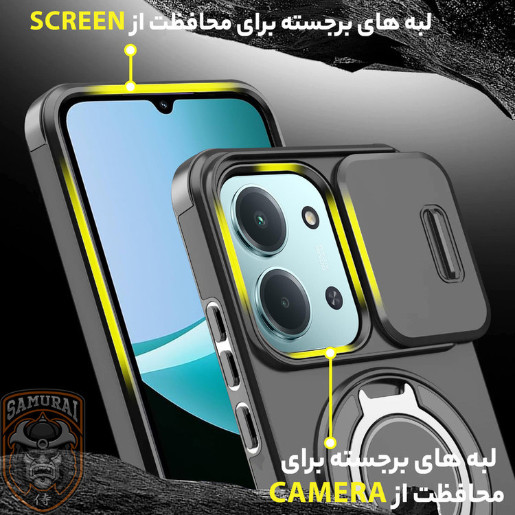 کاور سامورایی مدل Eros مناسب برای گوشی موبایل شیائومی Redmi 15C 4G / Poco C85 4G