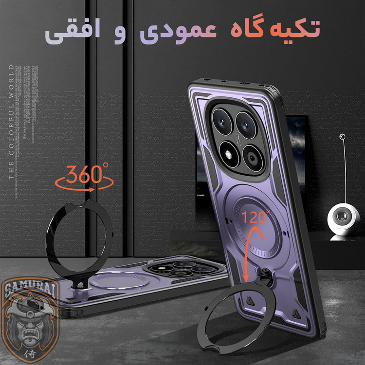 کاور سامورایی مدل Standra مناسب برای گوشی موبایل شیائومی Redmi Note 14 Pro 5G / Redmi Note 14 Pro Plus