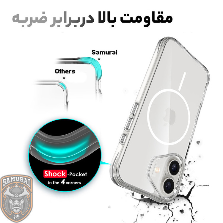 کاور سامورایی مدل Apex مناسب برای گوشی موبایل اپل iPhone 16