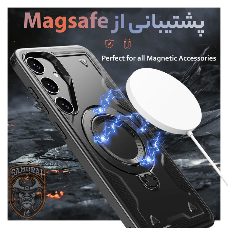 کاور سامورایی مدل Standra مناسب برای گوشی موبایل سامسونگ Galaxy S25 FE