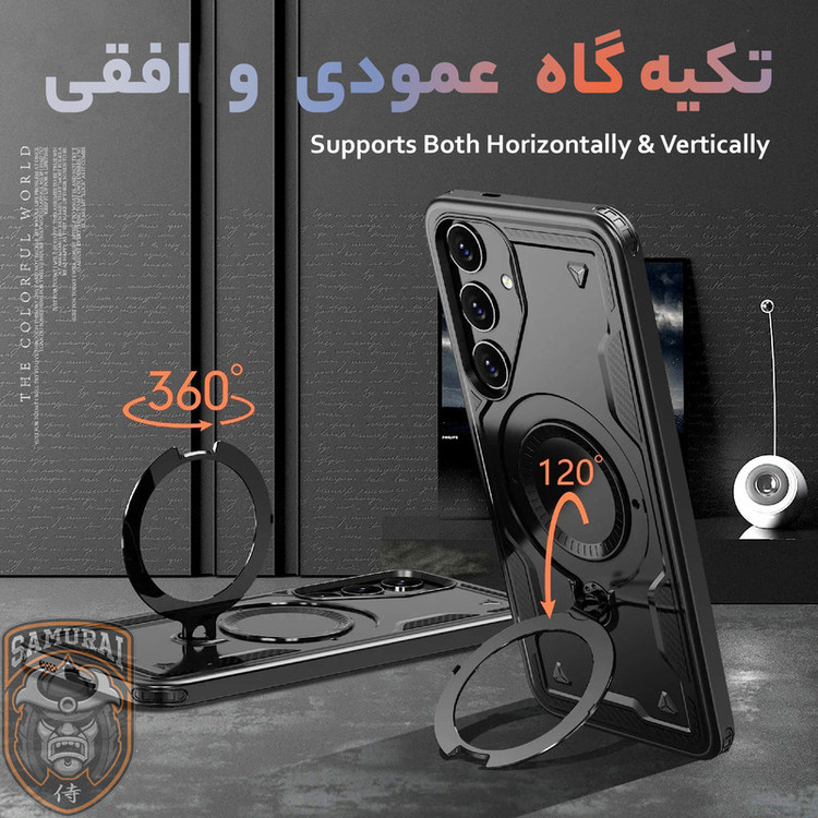 کاور سامورایی مدل Standra مناسب برای گوشی موبایل سامسونگ Galaxy S25 FE