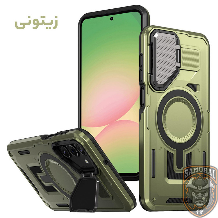 کاور سامورایی مدل Predator مناسب برای گوشی موبایل سامسونگ Galaxy A56 / Galaxy A56 5G