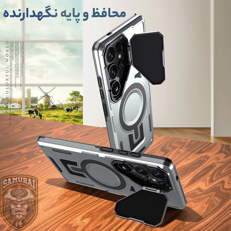 کاور سامورایی مدل Predator مناسب برای گوشی موبایل سامسونگ Galaxy S24 FE