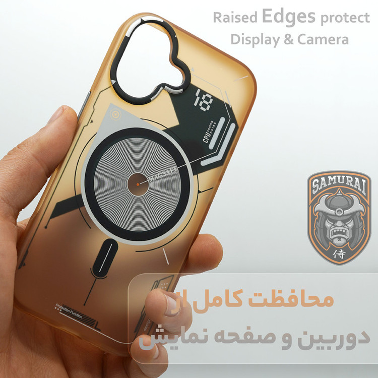 کاور سامورایی مدل Fusion مناسب برای گوشی موبایل اپل iPhone 17