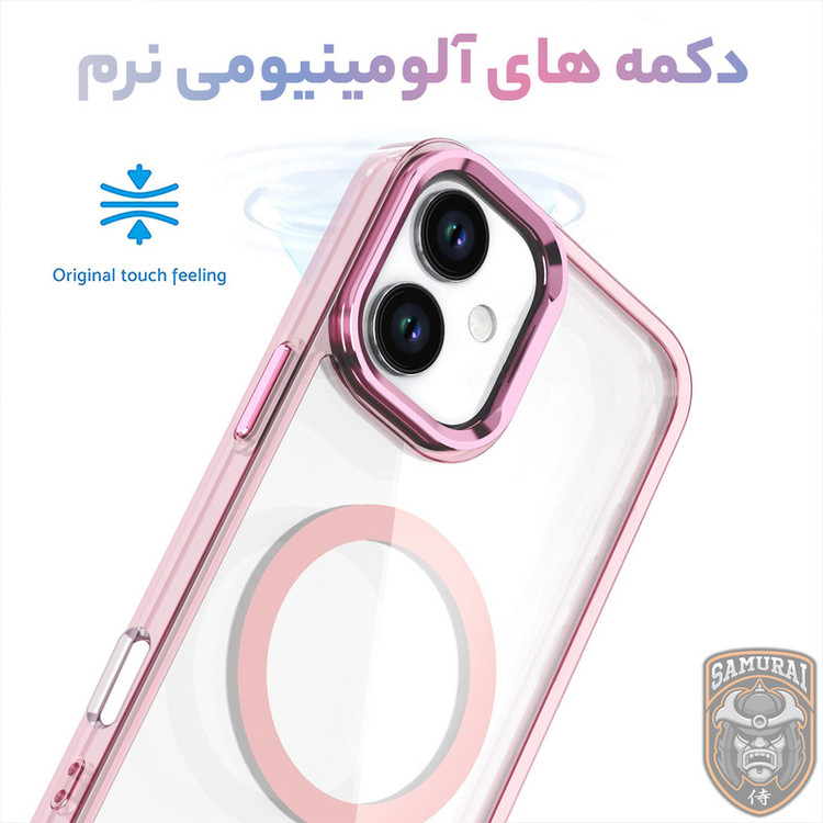 کاور سامورایی مدل Crystal Stand مناسب برای گوشی موبایل اپل iPhone 17