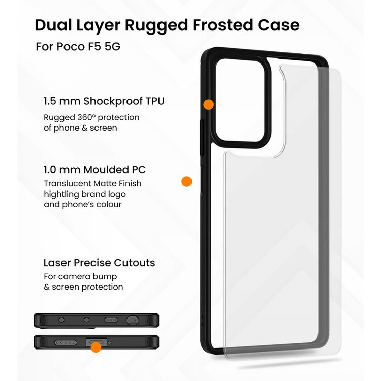 کاور سامورایی مدل Specter مناسب برای گوشی موبایل شیائومی Poco F5 / Redmi Note 12 Turbo