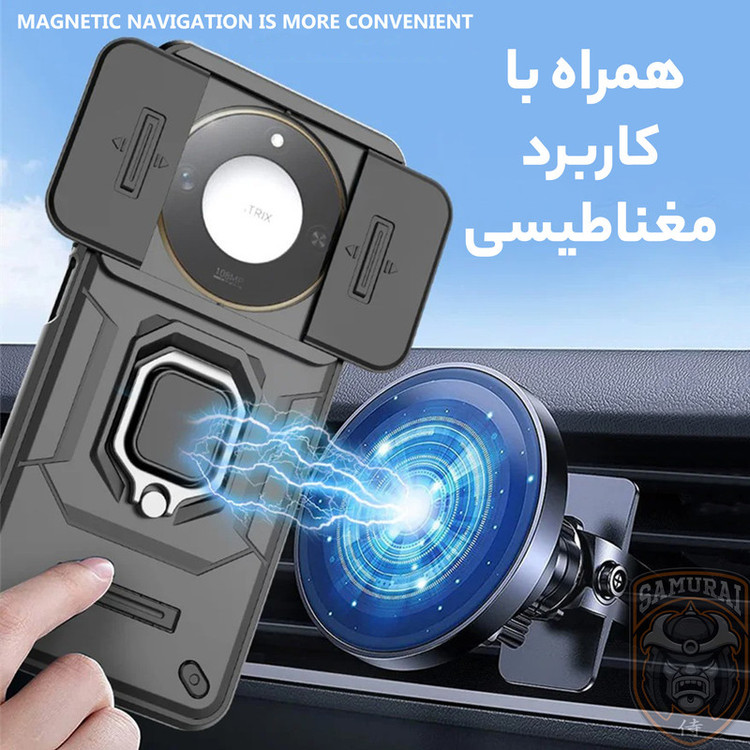 کاور سامورایی مدل Shockproof مناسب برای گوشی موبایل آنر X9c Smart