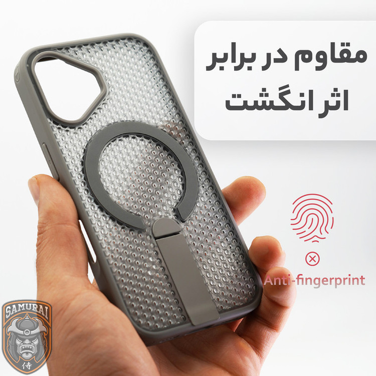 کاور سامورایی مدل Cool Stand مناسب برای گوشی موبایل اپل iPhone 16