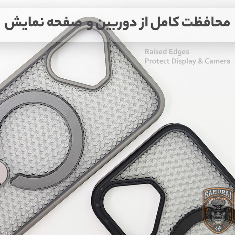کاور سامورایی مدل Cool Stand مناسب برای گوشی موبایل اپل iPhone 16