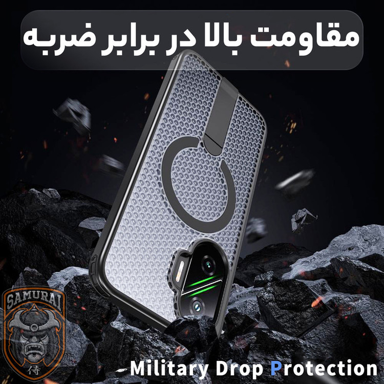 کاور سامورایی مدل Cool Stand مناسب برای گوشی موبایل شیائومی Poco F7 / شیائومی Redmi Turbo 4 Pro