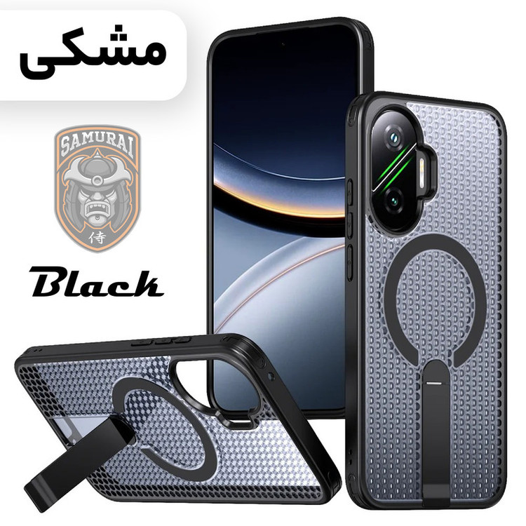 کاور سامورایی مدل Cool Stand مناسب برای گوشی موبایل شیائومی Poco F7 / شیائومی Redmi Turbo 4 Pro