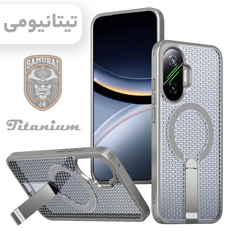 کاور سامورایی مدل Cool Stand مناسب برای گوشی موبایل شیائومی Poco F7 / شیائومی Redmi Turbo 4 Pro