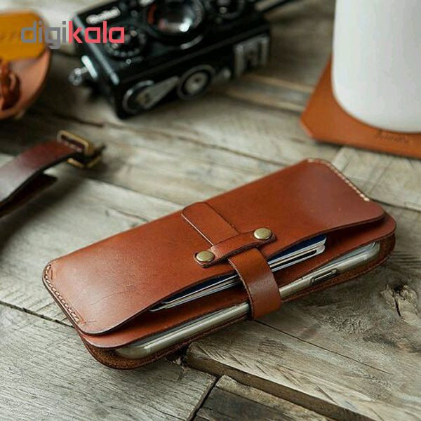 کیف چرم بارز مدل DM77 مناسب برای گوشی موبایل سایز 7 اینچ