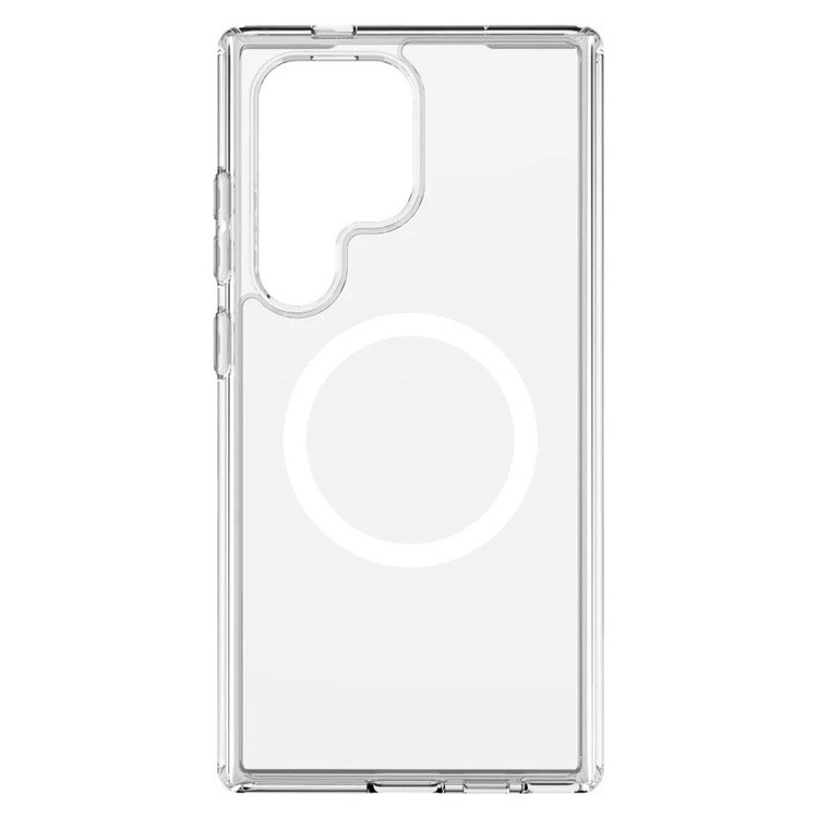 کاور اسپیگن مدل ultra hybrid clear magsafe مناسب برای گوشی موبایل سامسونگ galaxy s23 ultra