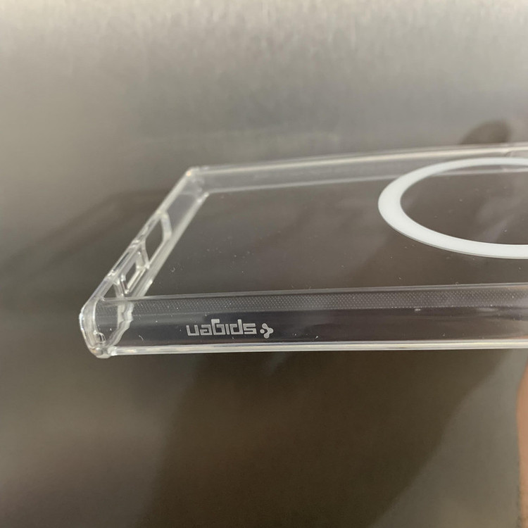 کاور اسپیگن مدل ultra hybrid clear magsafe مناسب برای گوشی موبایل سامسونگ galaxy s23 ultra