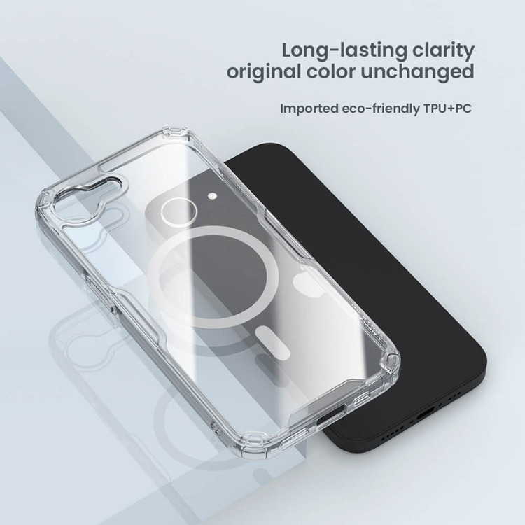 کاور نیلکین مدل Nature TPU Pro Magnetic مناسب برای گوشی موبایل اپل iPhone 16e