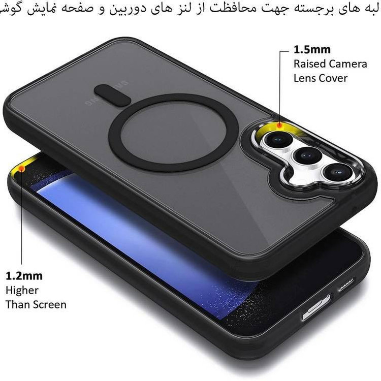 کاور اپیکوی مدل MagSafe TPE مناسب برای گوشی موبایل سامسونگ Galaxy S25 FE