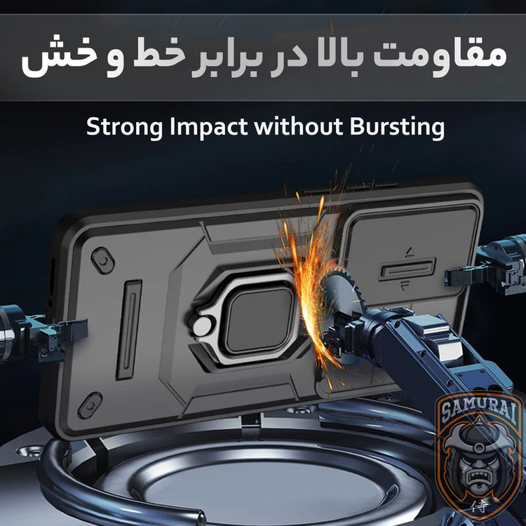 کاور سامورایی مدل Shockproof مناسب برای گوشی موبایل آنر 400