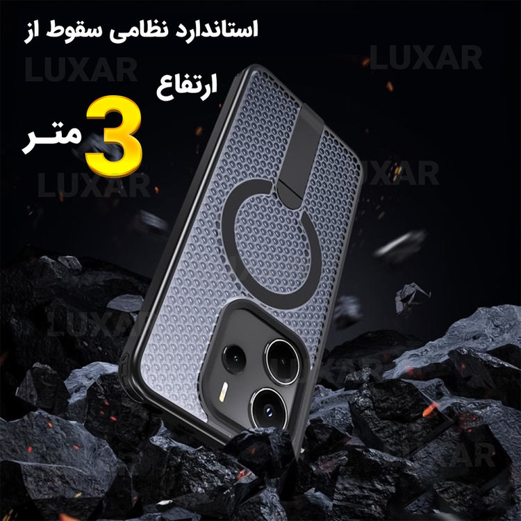 کاور لوکسار مدل note14 _AirMag مناسب برای گوشی موبایل شیائومی Redmi Note 14 4G