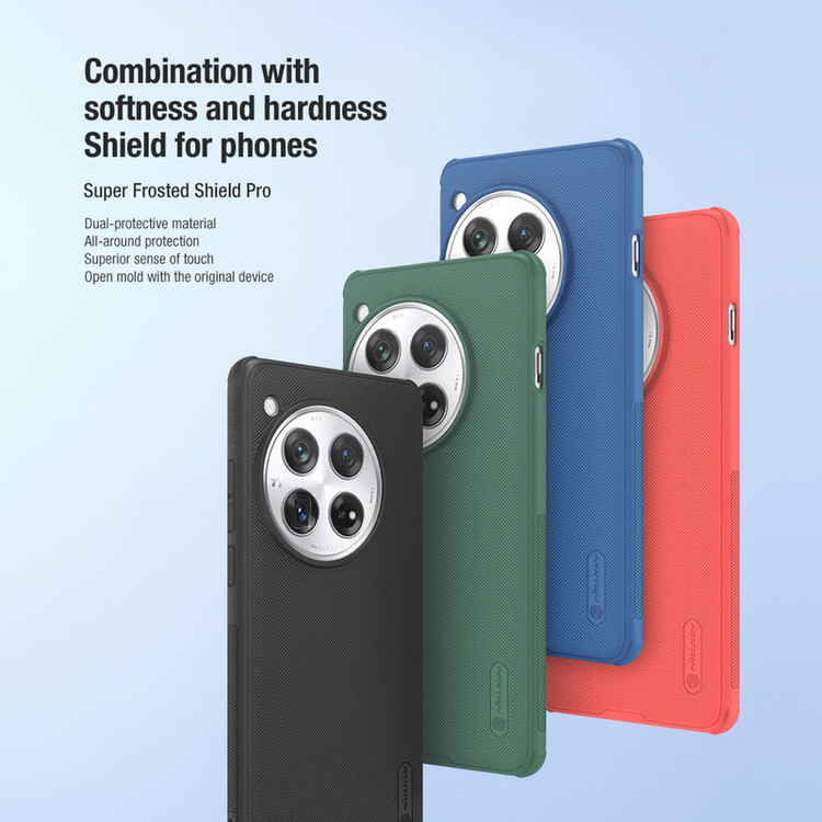 کاور نیلکین مدل Super Frosted Shield Pro مناسب برای گوشی موبایل وان پلاس 12