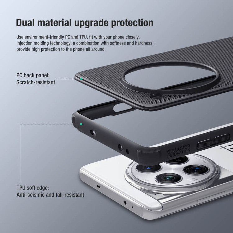 کاور نیلکین مدل Super Frosted Shield Pro مناسب برای گوشی موبایل وان پلاس 12