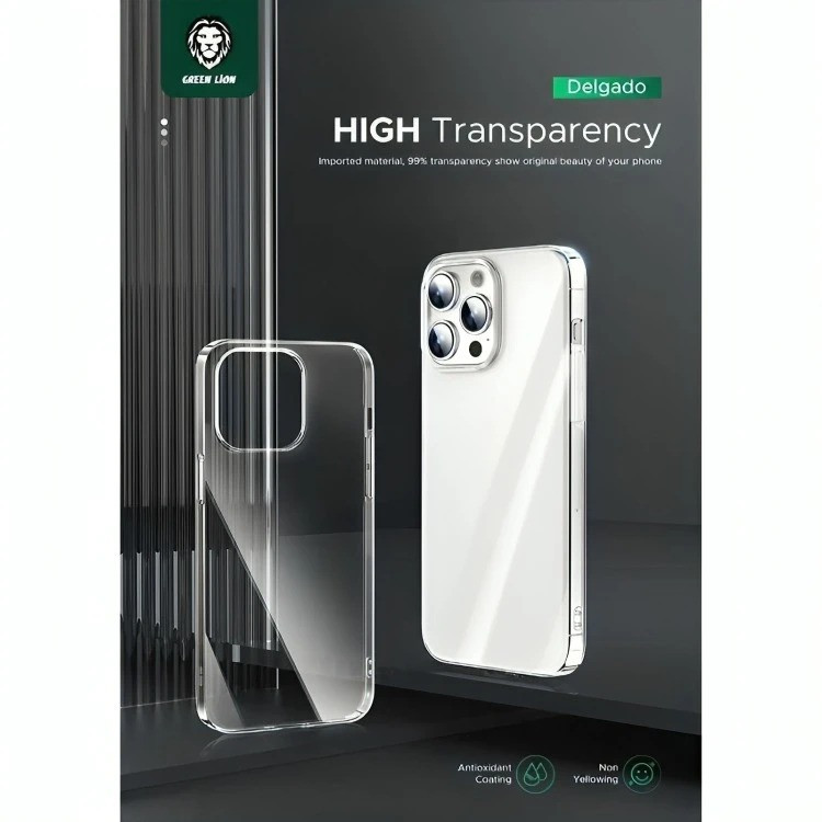 کاور گرین لاین مدل Delgado PC مناسب برای گوشی موبایل اپل iphone 16 Pro Max