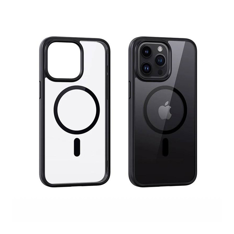 کاور اسپیگن مدل ultra hybrid magsafe blk مناسب برای گوشی موبایل اپل iphone 15 promax
