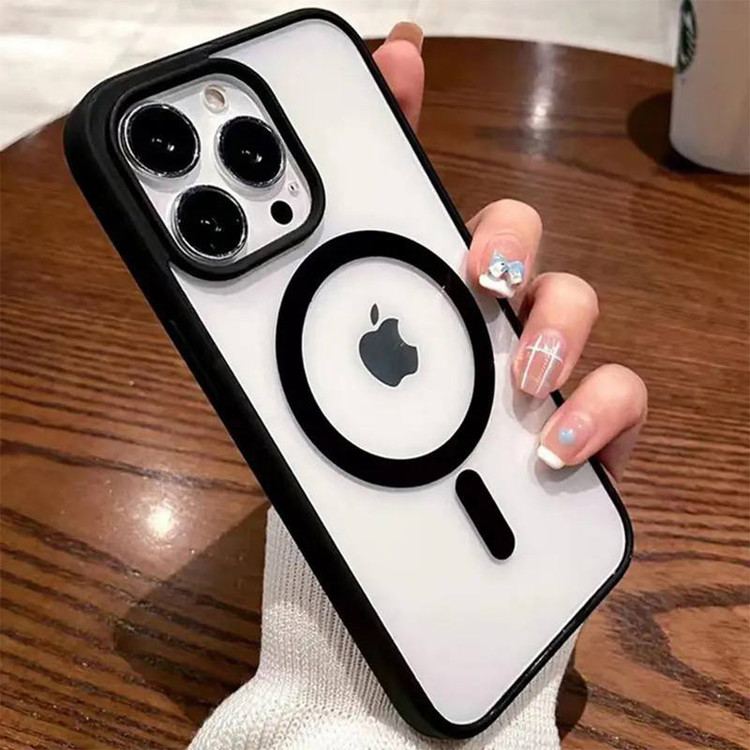 کاور اسپیگن مدل ultra hybrid magsafe blk مناسب برای گوشی موبایل اپل iphone 15 promax