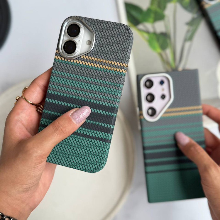 کاور قاب یاران مدل Carbon Vintage مناسب برای گوشی موبایل سامسونگ Galaxy S23 Ultra