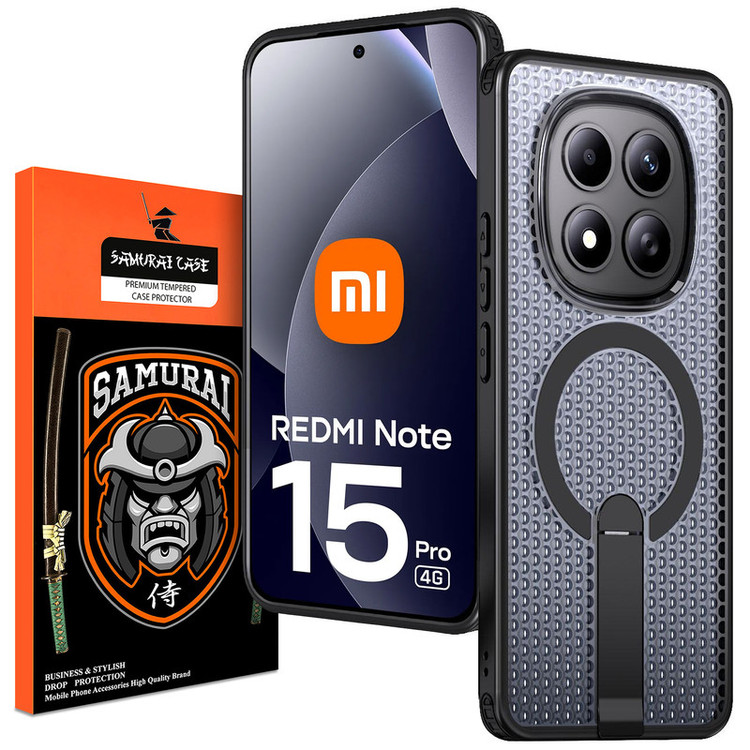 کاور سامورایی مدل Cool Stand مناسب برای گوشی موبایل شیائومی Redmi Note 15 Pro 4G