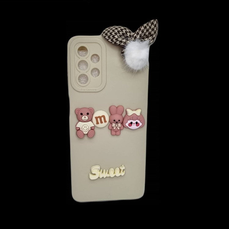 کاور طرح عروسکی برجسته مدل sweet مناسب برای گوشی موبایل سامسونگ Galaxy A32 4G