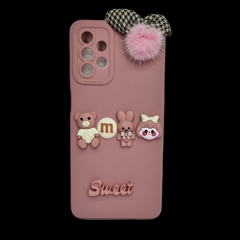 کاور طرح عروسکی برجسته مدل sweet مناسب برای گوشی موبایل سامسونگ Galaxy A32 4G